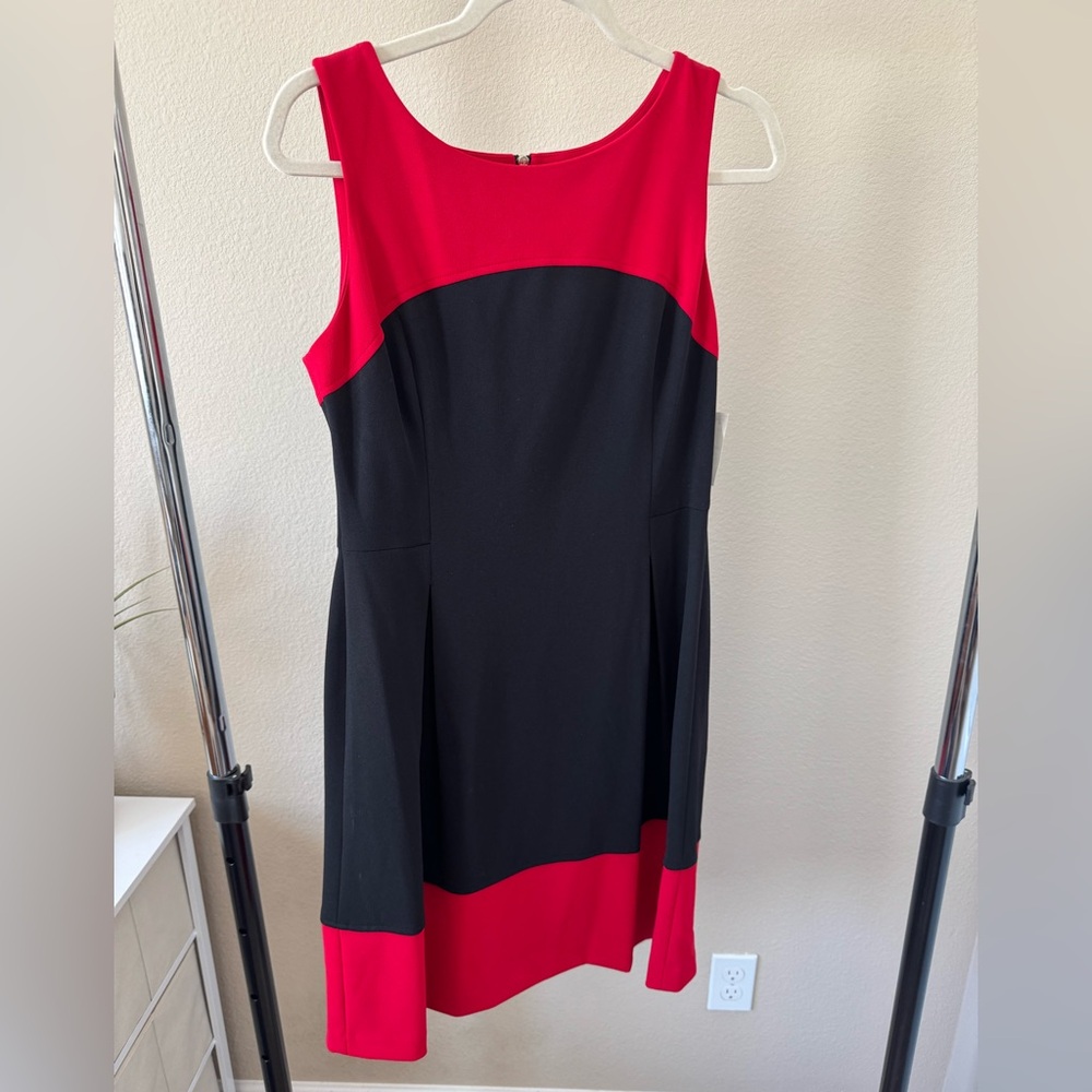 Tommy Hilfiger Red and Black Dress